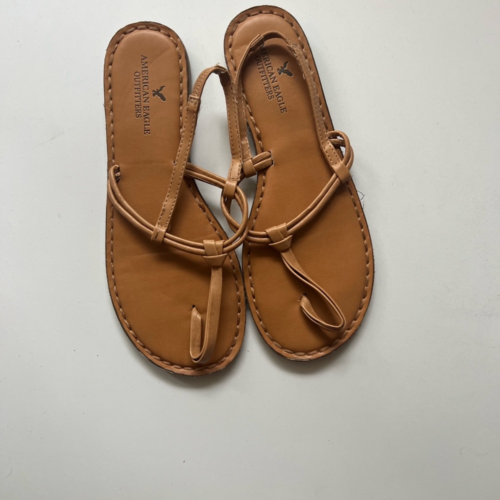 Tan AE Sandals - Picture 5 of 6